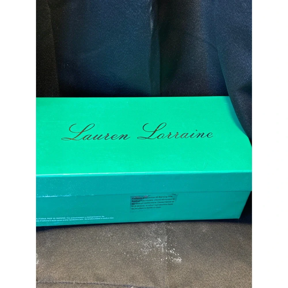 Lauren Lorraine Espi Green Tropical Palm Leaf Crystal Espadrille Flats Mens 6